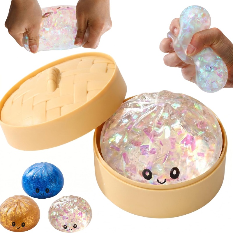 Glitter Bao Bun Squeeze Toy Ka - Face Steamer recension och pris