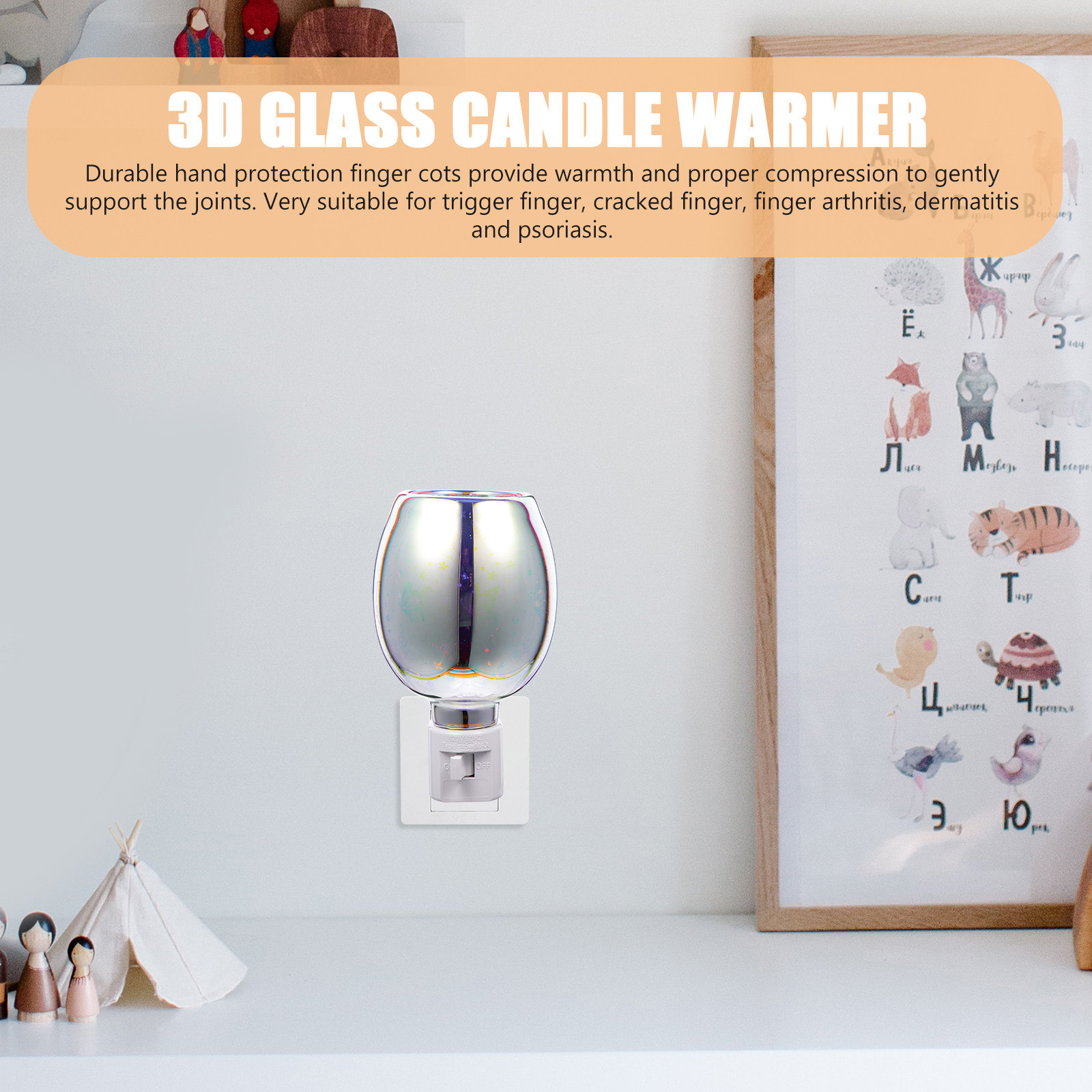 1Pcs 3D Glass Warmer Electric  - Wax Warmer recension och pris